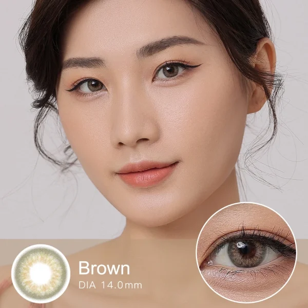 Colored Contact Lenses for Beautiful Eyes: Brown, Violet, Green, Hazel, Blue - Image 2