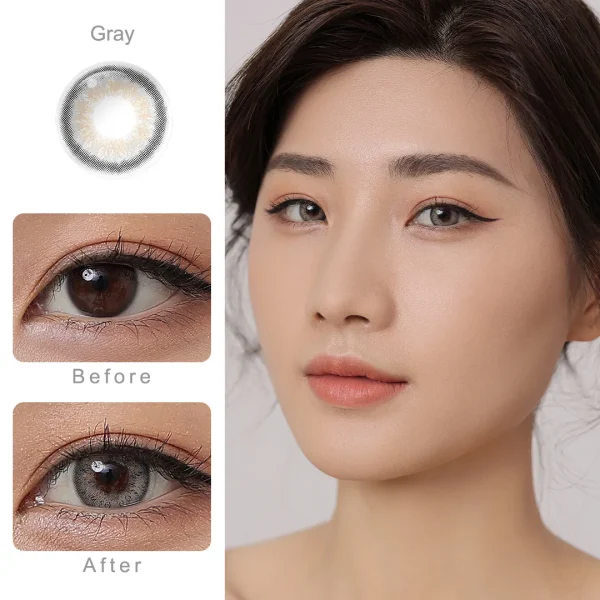 Colored Contact Lenses for Beautiful Eyes: Brown, Violet, Green, Hazel, Blue - Image 5