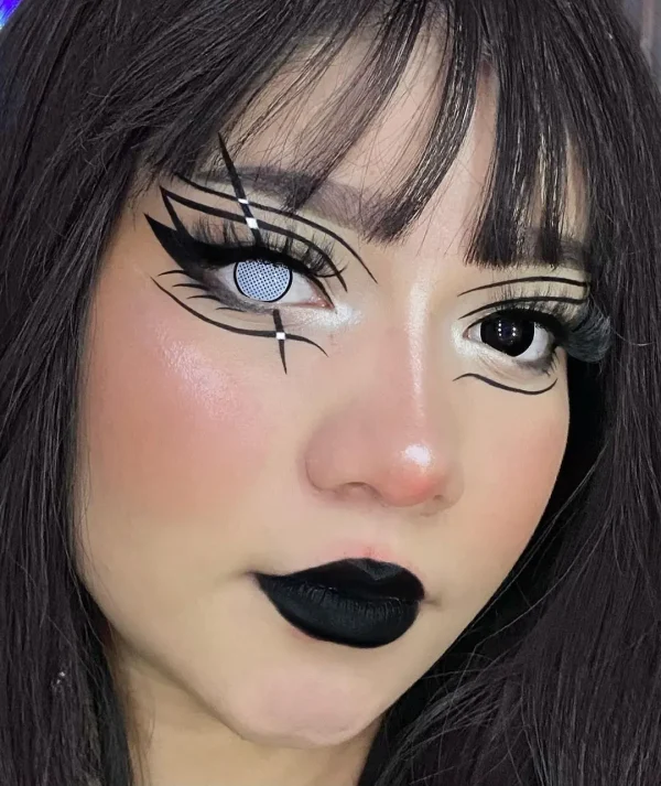 Mesh Colored Contact Lenses for Halloween & Cosplay: Bold and Spooky Styles - Image 3