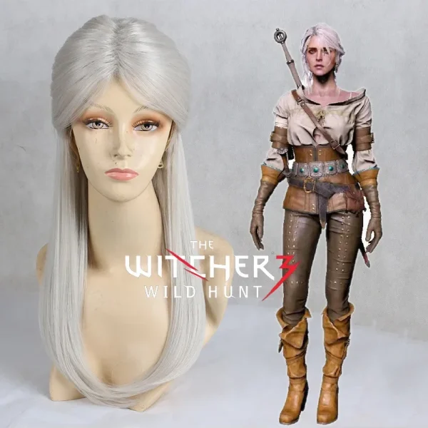 Ciri Cosplay Wig for The Witcher Wild Hunt Costume